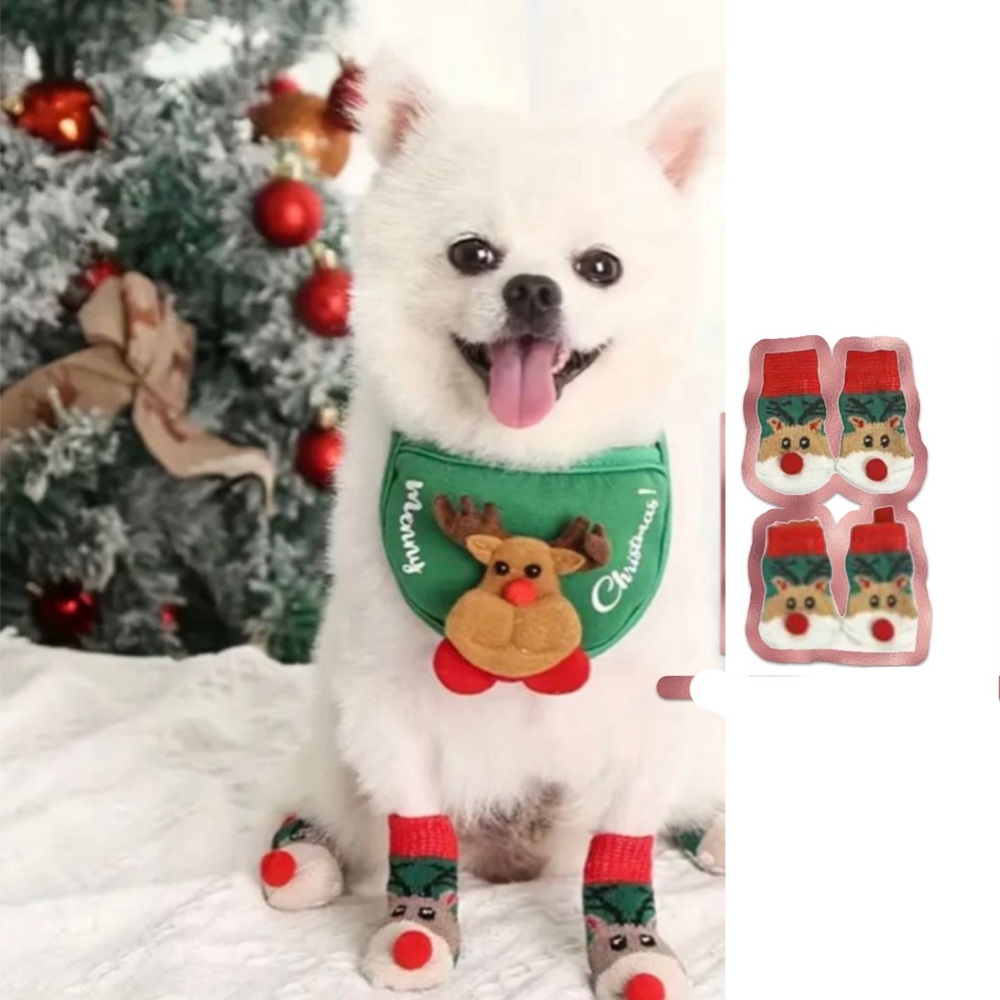 Pet Socks for Large Breeds - Keep Paws Safe & Warm, NEW - Picture 5 of 7